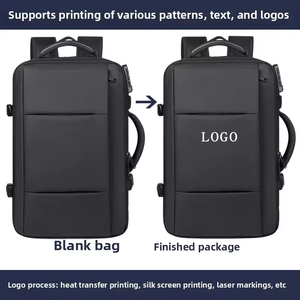 Mochila de Viaje Expandible Impermeable de Lujo de 40l con Protección Antirrobo <span class=keywords><strong>para</strong></span> Portátil, <span class=keywords><strong>para</strong></span> Mujeres y Hombres, <span class=keywords><strong>para</strong></span> Trabajo y Negocios, con Candado - Product Image 4