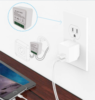 Interrupteur intelligent WiFi sans fil 10A 16A pour la domotique, avec contrôle bidirectionnel, prise en charge multi-plateformes et longue portée