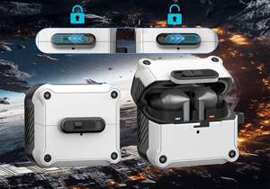 Étui de protection pour écouteurs sans fil Samsung Buds3 Pro, étui pour écouteurs Buds3 Eagle Stripe Switch Buckle résistant aux chocs - Product Image 6