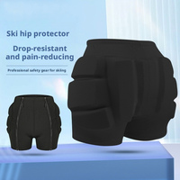 Shorts de protection rembourrés avec fermeture éclair en mousse qui ne s'effiloche pas, idéaux pour le patinage sur glace, le skateboard, le ski, à partir de 6 ans, parfaits pour les activités de plein air