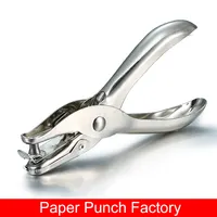 Metall Loch Puncher Einzigen Locher Ticket Papier Puncher für Schule, Haus und Büro