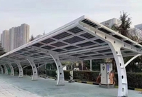 BIPV Panneau solaire Carport Shed Park Module photovoltaïque PV Centrale électrique