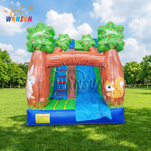 WINSUN Customizable Size Adults Kids Playground Themed Public <b>Garden</b> PVC <b>Inflatable</b> Dry Slide with - Product Image 1