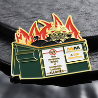 Badge métallique personnalisé 3D avec nom et numéro pour hockey/baseball, en alliage de zinc, émaillé, sur mesure pour événements sportifs