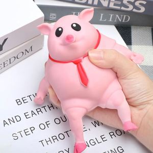 ของเล่นบีบหมูสีชมพู น่ารัก ตลก แปลกใหม่ บรรเทาความเครียด สำหรับเด็กอายุ 5 ถึง 7 ปี - Product Image 4