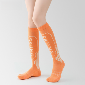 Usine femmes épais éponge hiver chaud Snowboard Ski chaussettes <span class=keywords><strong>laine</strong></span> mérinos thermique genou haute randonnée <span class=keywords><strong>bas</strong></span> - Product Image 2