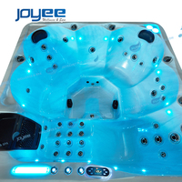 Spa extérieur pour hôtel et villa, bain à remous pour 6 personnes, jacuzzi autoportant JOYEE, baignoire spa, bain à remous écologique