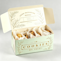 Boîte cadeau de luxe pour chocolats et macarons, emballage personnalisé pour desserts, idéal pour les fêtes