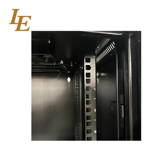 Gabinetes de Pared de Doble Sección Abatibles de 19 Pulgadas, Color Negro RAL9004, con Paneles Laterales Extraíbles, Acero SPCC en Stock - Product Image 5