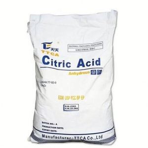 Acide citrique de qualité alimentaire CAS 77-92-9, régulateur d'acidité, monohydrate/anhydre, fournisseur d'acide citrique - Product Image 2
