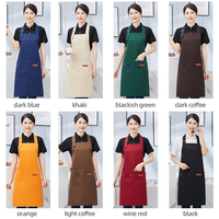 Tablier personnalisé de haute qualité, imperméable, pour hôtel, restaurant, serveur, uniforme, tablier personnalisé avec logo, tablier de cuisine
