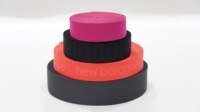 Bande élastique en polyester Aoya de 38 mm de large, tissée sur mesure, avec logo en relief 3D, couleur unie, confortable pour les sous-vêtements de sport, gaufrée