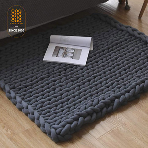 1000G Chunky Core Polyester Fil Épais Doux Grand Fil Tubulaire À <span class=keywords><strong>Tricoter</strong></span> À La Main Motif Fantaisie pour DIY Couvertures <span class=keywords><strong>Tapis</strong></span> Oreiller - Product Image 5