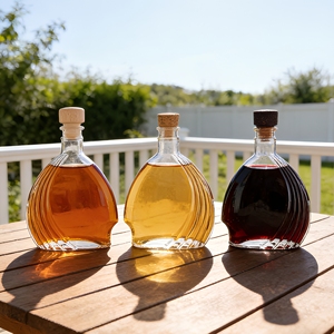 Bouteille en verre vide personnalisée en forme <span class=keywords><strong>de</strong></span> cœur gravée, 375 ml, 500 ml, 750 ml, pour whisky, <span class=keywords><strong>rhum</strong></span>, gin - Product Image 5