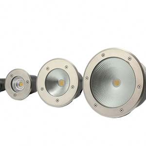 Lumière de jardin encastrée en aluminium Cob Led IP67 3500K blanc chaud dimmable avec spot encastré sous terre - Product Image 3