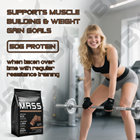 Poudre de gain de masse musculaire au chocolat JBY Premium, conçue pour favoriser la croissance musculaire et fournir des nutriments essentiels pour la musculation