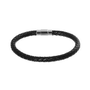 <span class=keywords><strong>Bracciale</strong></span> in vera <span class=keywords><strong>pelle</strong></span> Vintage di alta qualità in acciaio inossidabile 316L con chiusura a calamita per uomo <span class=keywords><strong>donna</strong></span> - Product Image 5