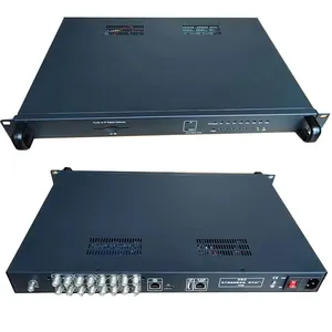 Thu tín hiệu vệ tinh 8-kênh tuner để RF vệ tinh để IP DVB-S2 DVB-T T2 DVB-C isdbt để DVB-T điều biến