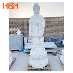 รูปปั้นกวน<span class=keywords><strong>อิ</strong></span>นแกะสลักด้วย<span class=keywords><strong>ม</strong></span>ือสีขาวทันสมัยสำหรับกลางแจ้งออกแบบเองสำหรับสวนวิลล่าใช้ภายนอกยุโรปตะวันตกในร่ม - Product Image 4