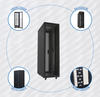 Gabinete de Red Vertical FINEN de 2500 kg de Capacidad de Carga Superior, Tamaño Personalizado, SPCC con Ruedas Silenciosas, en Stock, Garantía Comercial
