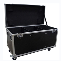Caisses de vol de coffre routier standard en aluminium Caisses de vol de câble empilables avec séparateurs
