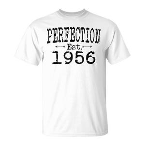 T-shirt vintage per compleanno Perfection Est 1956 - Product Image 3