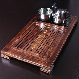 Bandeja de Té Hecha a Mano de Madera Maciza, Venta Directa de Fábrica al Por Mayor - Tamaño y Logotipo Personalizables para Uso en Hogar, Hotel y Restaurante - Product Image 1