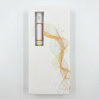 Stylo applicateur métallique jetable Tuteng avec emballage gaufré feuille d'or, conteneur cosmétique liquide personnalisé avec logo OEM