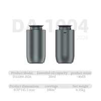 Diffuseur d'arômes intelligent pour voiture et maison en aluminium aéronautique de qualité supérieure DA1004, démarrage/arrêt automatique, 4 vitesses, anti-fuite