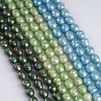 Vente en gros de brins de perles de riz d'eau douce naturelles de 10-11 mm pour la fabrication de bijoux
