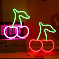 Enseignes lumineuses LED néon, lampes néon USB de formes variées pour la décoration murale, chambre, bar, fête, Noël