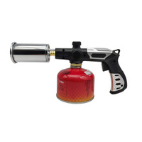 Pistolet à gaz propane à allumage électronique GF-8010, torche de soudage à aspiration jet avec flamme intense pour barbecue en plein air et soudage de métaux