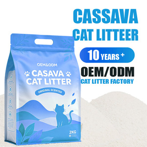 Arena para Gatos de Yuca, Probada en Laboratorio, Antibacteriana, No Tóxica, de Grado Alimenticio, Segura para Gatitos y Gestantes - Product Image 1