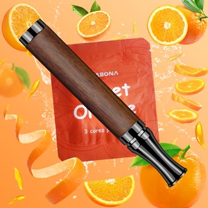 Personal Green Tea Herbal Cigarettes Small Essential Oil <b>Diffusers</b> Smokeless Wood Pipe Mint Aromatherapy Nasal Inhaler - Product Image 3