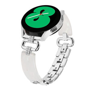 Luxo Metal Watch Strap Novo Design 20mm Largura Pulseira Cadeia Diamante Banda - Product Image 2