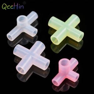 Conector <span class=keywords><strong>T</strong></span> de manguera de silicona de color personalizado Fabricante de juntas de tubo flexible de grado alimenticio - Product Image 3