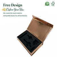 Großhandel Wasserdichte Hochwertige Papierboxen mit Schaumstoffeinlage Matt-Laminierung für Kosmetik Goldfolie Individuell Bedruckte Geschenkverpackung