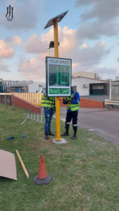 Sinalizador de <span class=keywords><strong>Velocidade</strong></span> Integrado à Prova d'Água IP54 com Radar VMS Medição Precisa Detecção de <span class=keywords><strong>Velocidade</strong></span> - Product Image 4