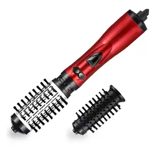 2 In 1 Professional One Step Electric Hair Straightener Curler Comb Hot Air Brush Dryer Hair Crimper