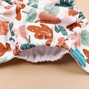 Happyflute tái sử dụng tã không thấm nước Tã em bé thoáng khí <span class=keywords><strong>PUL</strong></span> bên ngoài bé vải tã OEM Dịch vụ 3 cái/bộ với chèn - Product Image 4