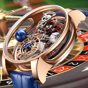 Montre-bracelet Pindu Man Business Coin Fashion, design transparent ajouré, Roulette Céleste, Quartz, résistance à l'eau 3 ATM, Acier Inoxydable - Product Image 6