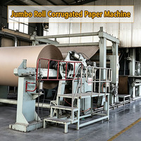 Usine complète de recyclage de cartons usagés, machine à papier kraft brun en rouleaux jumbo pour la fabrication de carton test