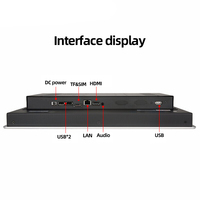 Equipo de sistema POS de fabricación de fábrica, pantalla táctil capacitiva todo en uno, PC POS con soporte de aluminio, software POS, 15 pulgadas