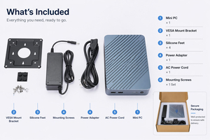 Qotom NAS Storage Server 11th Gen Core I7 1165G7 Processor High Performance Desktop Portable NAS <b>Mini</b> <b>PC</b> - Product Image 6