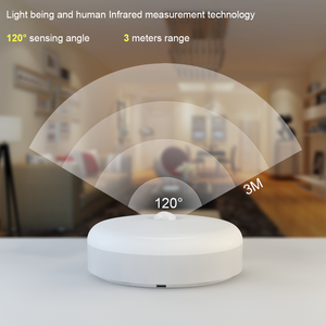Éclairage LED pour armoire avec détecteur de mouvement PIR sans fil, éclairage magnétique sous l'armoire pour cuisine, armoire, placard - Product Image 3