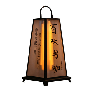 Trung Quốc phong cách bốn mặt Acrylic tầng thường vụ sạc quảng cáo hộp Đèn cho quán bar cà phê quán rượu và SH - Product Image 3