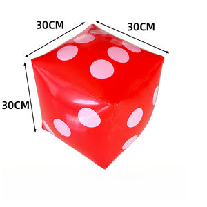 ลูกเต๋าเป่าลม12 "สำหรับเกมปาร์ตี้และกิจกรรมส่งเสริมการขายมีโลโก้ตามสั่ง - Product Image 4