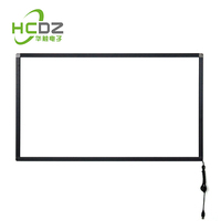 HCDZ Kit Panel layar sentuh perangkat lunak kustom Tiongkok 20 poin sentuhan inframerah untuk PC USB garansi 2 tahun Baru & digunakan untuk bisnis