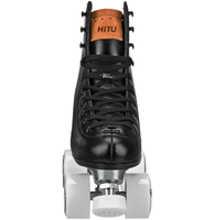 Patins à roulettes en cuir à tige haute pour enfants, bottes de patins à roulettes pour jeunes, semelle avec lumière LED, roue en PU clignotante