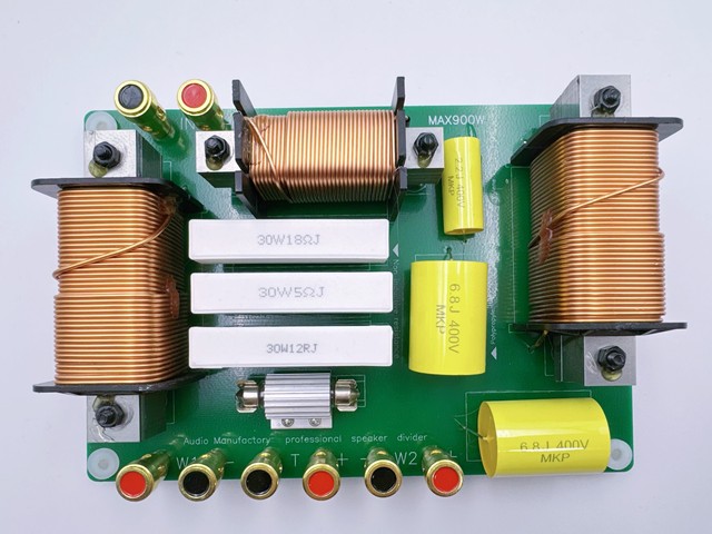 PA-28T 3 Way Passive Speaker Crossover High Low Frequency Speaker Crossover for Outdoor Event Bar Studio Monitor